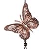 Accent Plus Butterfly and Heart Wind Chimes - 31.5 inches