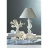 Accent Plus White Seahorse Table Lamp