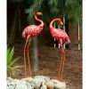 Accent Plus Bright Flamingo Yard Art - Looking Back