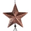 Accent Plus Bronze Wind Chimes with Stars and Bells - 34 inches