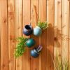 Accent Plus Dangling Pots Decor in Blue Tones