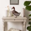 Accent Plus Open Geometric Frame Metal Duck Sculpture