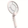 Electric Fly Swatte Bug Zapper Racket 2 In 1 Fly Swatter With 300mAh Battery Rechargeable Mosquito Repellent Lamp For Indoor And Outdoor