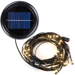 40 LEDs Solar String Light Warm White For 9 8rib AL Offset Umb