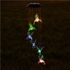 Hummingbird Solar LED Wind Chimes