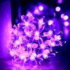 1pc; LED Purple Cherry Blossom String Lights (6.56ft ); Scene Decor; Holiday Accessory; Birthday Party Supplies; Room Decor; Christmas Gifts; Home Dec