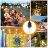 48FT Outdoor String Light Waterproof Patio String Lights Bulbs Commercial Yard Lights Garden Ambience