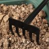 1pc Five-tooth Rake; Garden Tool For Gardening Weeding Transplanting & Digging