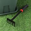 1pc Five-tooth Rake; Garden Tool For Gardening Weeding Transplanting & Digging