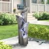 Genest Resin Fountain with LED Light