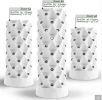 Aeroponics Equipment Pineapple Tower Garden Vertical Hydroponic Growing System 10 Layers 80 Plants