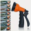 1pc Adjustable Garden Water Gun Sprinkler Hose Nozzle High Pressure Washer Car Wash Cleaning Tool Lawn Watering Sprinkler Spray Gun