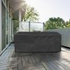 210D Waterproof Outdoor Furniture Cover Windproof Dustproof Patio Furniture Protector Oxford Cloth Garden S Size