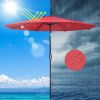 9FT AL Umbrella Patio Umbrella features UV50+ protection to block 98% UV ray