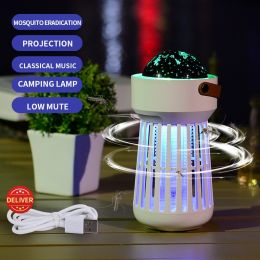 23 New Two-in-one Light Trap Mosquito Killing Lamp Household Wall-mounted Mosquito Killing Lamp 2000 mAh Battery Life Portable Field Camping Special N (Style: A)