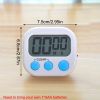 Magnetic Kitchen Timer Rotary Digital Timer Manual Countdown Alarm Clock Mechanical Cooking Timer Cooking Shower Study Stopwatch