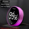 Magnetic Kitchen Timer Rotary Digital Timer Manual Countdown Alarm Clock Mechanical Cooking Timer Cooking Shower Study Stopwatch