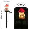 Cute Solar Garden Lights Easter Rabbit Solar LED Lights Waterproof Resin Landscape Lamp Outdoor Solar Lights Party Pathway Yard