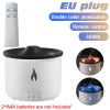 360ML Volcanic Flame Aroma Diffuser Air Humidifier Essential Oil Diffusers Smoke Ring Volcano Eruption Fragrance Machines Indoor