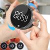 Magnetic Kitchen Timer Rotary Digital Timer Manual Countdown Alarm Clock Mechanical Cooking Timer Cooking Shower Study Stopwatch