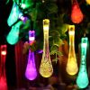 1pc Bubble Ball Water Drop Multicolor String Lights; 10LEDs Christmas Light String; Outdoor Balcony Garden Decorative Lights Camping Festival Lanterns